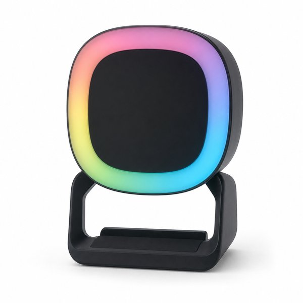 5 in 1 Night Light Speaker with wireless Charger and Phone Holder