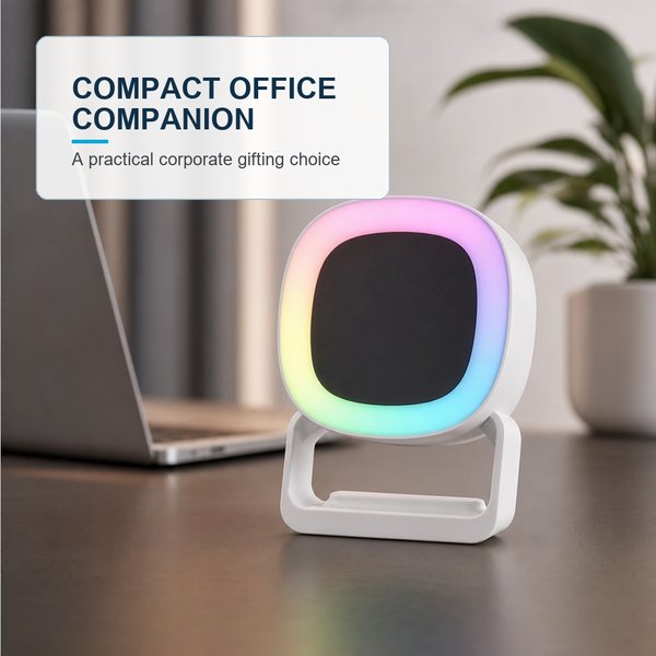 5 in 1 Night Light Speaker with wireless Charger and Phone Holder 7