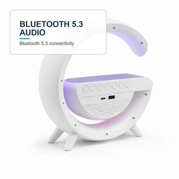 Led Wireless Charging Speaker 3