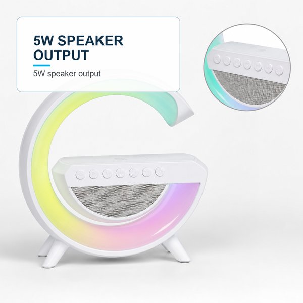 Led Wireless Charging Speaker 4