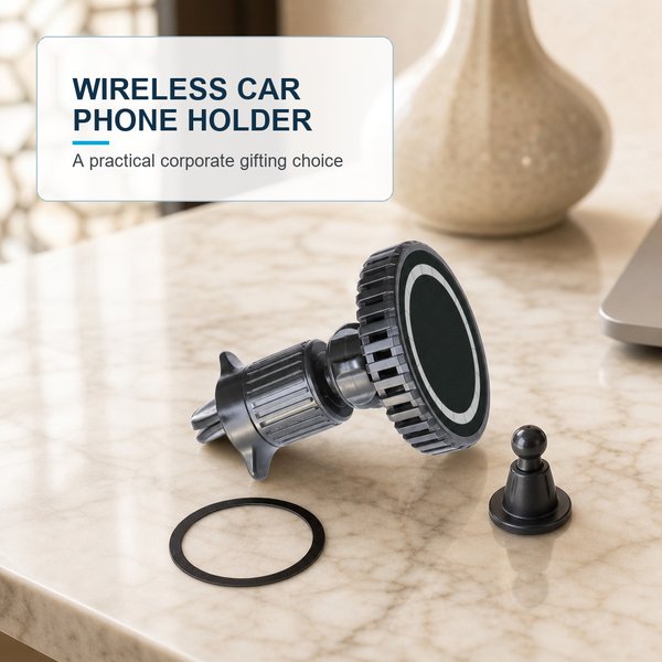 Car Phone Holder Light Up Logo, Magnetic Phone holder 7