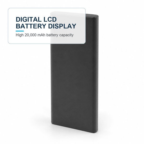 Stylish Digital lED Screen Power bank 2