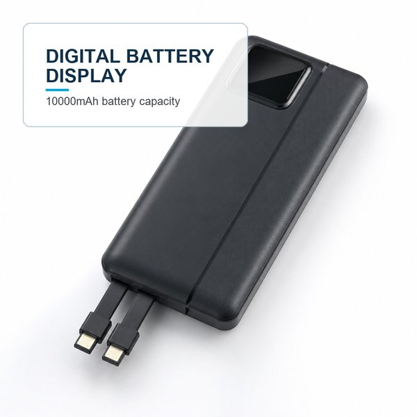 Power Bank Portable Charger Digital Display 10000 mAh 2