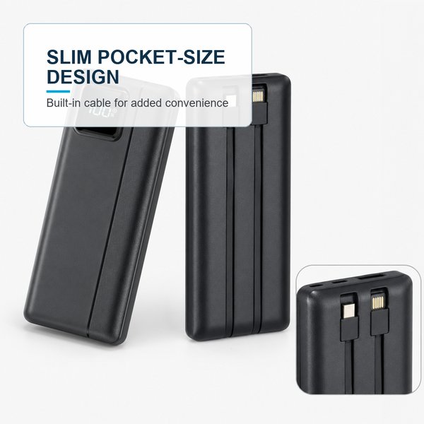 Power Bank Portable Charger Digital Display 10000 mAh 4