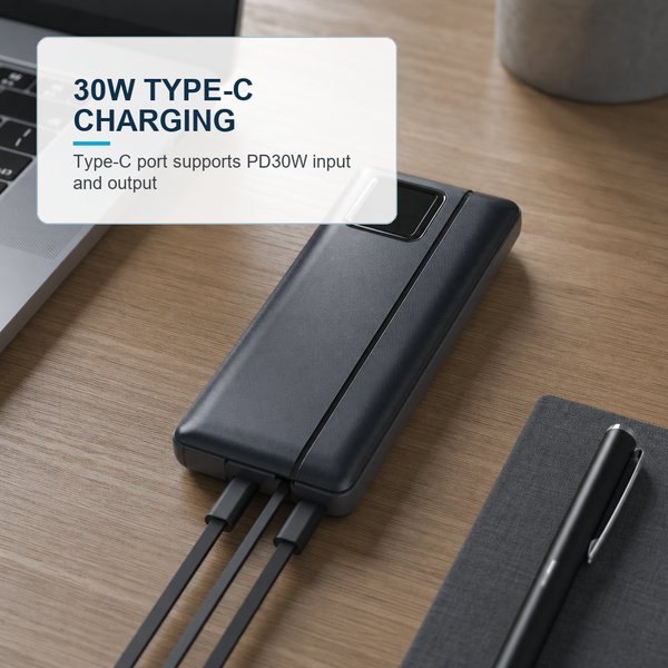 Power Bank Portable Charger Digital Display 10000 mAh 5