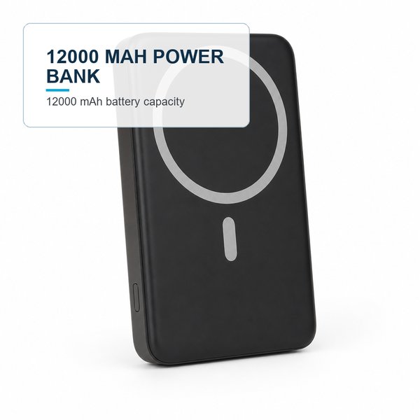 MagSafe Fast Charger Light Up Logo Power Bank 12000 mAh 2