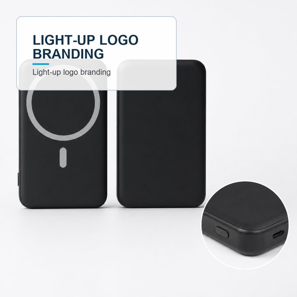 MagSafe Fast Charger Light Up Logo Power Bank 12000 mAh 4