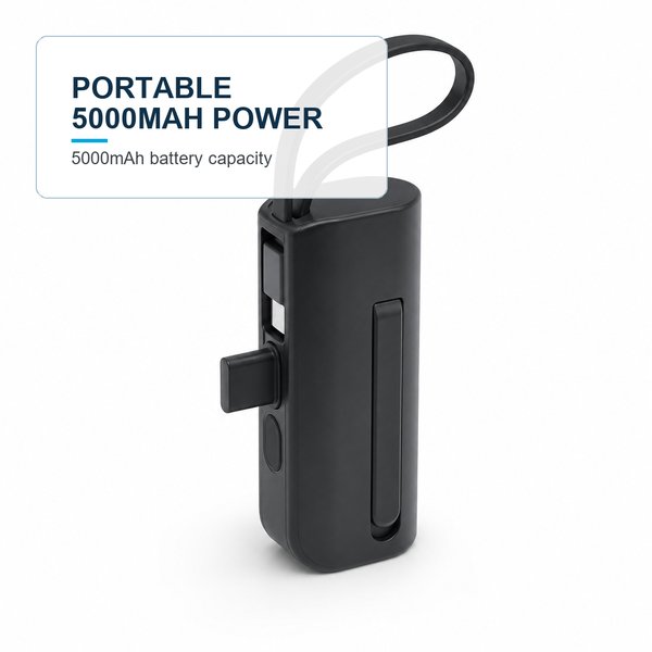 Mini Power Bank Travel portable External Battery Charger 5000 mAh 2