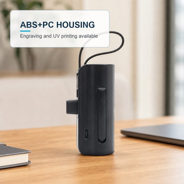Mini Power Bank Travel portable External Battery Charger 5000 mAh 6