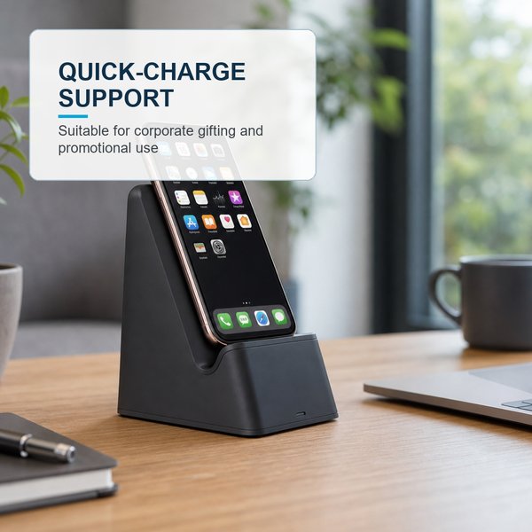 Light Up Logo Wireless Charging Stand 6