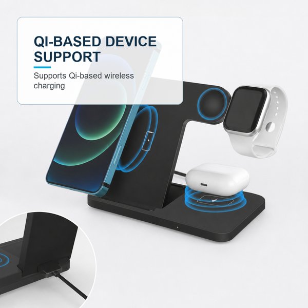 Fast Charging Stand 3 in 1 4
