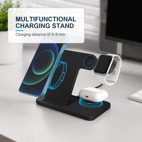 Fast Charging Stand 3 in 1 6